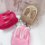 Bunny ears, cute Zero Purse leather soft leather Cable Sundry Coin Collection bag mini girl