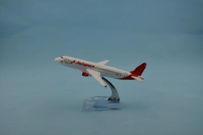 Aircraft Model (16cm Columbia Airlines A320 White Coating) Alloy Aircraft Model