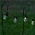 20LED waterproof solar lamp string retro transparent ball hook bulb garden lamp strip lamp with star lamp
