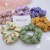 Pastoral Style Ono Chrysanthemum Sweet Girl Hair Ring Hair Accessories Student Solid Color Floral Hair Ring Large Intestine Ring