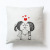 Sleep Pillow Cover Customized Linen Office Home Supplies Car Back Cushion Covers Printed Creative Gilding Pillow