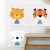 The New wall stickers manufacturer wholesale cartoon animal tiger cat dog combination can remove wall stickers
