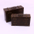 British Style Retro Leather Suitcase Suitcase Wooden Box Antique Box Show Window Decoration Display Shooting Props