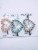 New Circle Diamond Press Clip Headwear Children's Small Bright Crystal Word Clip All-Match Wholesale