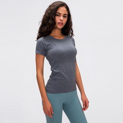 Breathable Yoga Short sleeve round neck Sport T-shirt