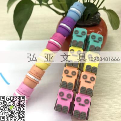 Macaron soft glue robot Gummy Bear football love ice cream various creative shapes of highlighter Hongya