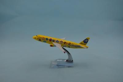 Model aircraft (16CM Malaysian Air Asia A320 colour painting machine) alloy model aircraft