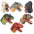 Hot Sale Soft Rubber Dinosaur Hand Puppet Gloves Animal Head White Shark Hand Puppet Model Interactive Toy Kids Toy Stall