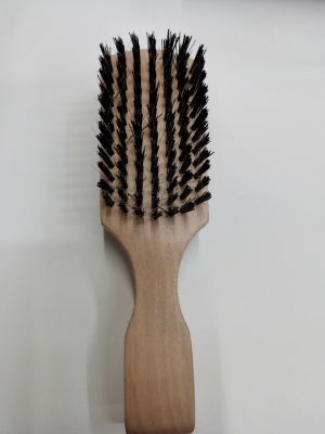 Natural Double-Sided Handle, Pp Silk, Pig Bristle Mixed Two-Sided Brush