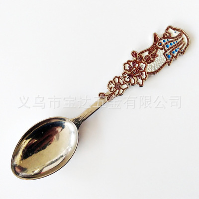 Supply Singapore Merlion spoon creative small merchandise Travel letter Gifts offering custom made