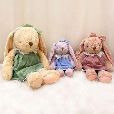 Rabbit Plush Toy Rabbit Doll Skirt White Rabbit Doll Bugs Bunny Doll Children's Pillow Gift Female