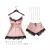 Split women's dress suit sexy lace lace silk material comfortable close-fitting ladies home wear