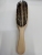 Double-Sided Handle Comb, Natural Handle, Pp Wire, Pig Bristle Mixed Two-Sided Brush
