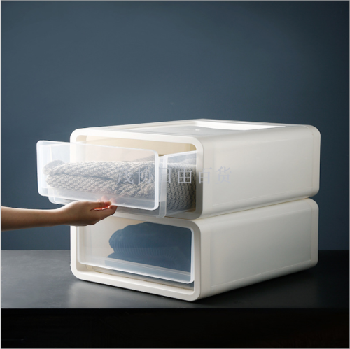 storage box household supplies transparent drawer storage box clothes toys storage box