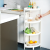 Kitchen shelves Japanese kitchen supplies Taizhou plastic triangle floor multi-layer combination to receive and organize
