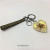 Tide color three-dimensional pattern into the oil acrylic heart car key chain bag pendant key chain pendant wholesale