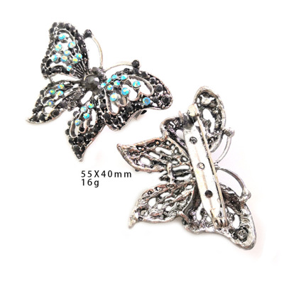 The Metal butterfly diamond badge customized school micro activities badge commemorative badge, emblem tourism products manufacturers