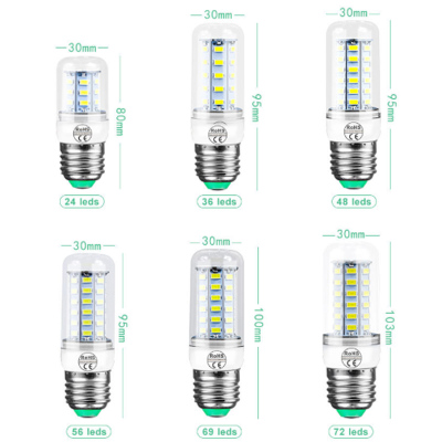 LED Corn Lamp 5730 Resistance Capacity Household Energy-Saving Bulb E27 E14 Highlight Lighting Corn Lamp