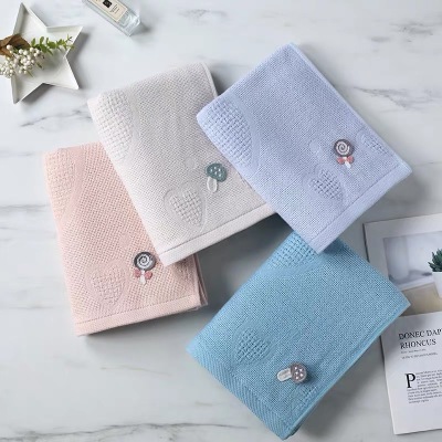 Towel Super Soft Absorbent Pure Cotton Household Adult Couple High-End Thick Face Towel Face Cleaning Factory Direct Sales