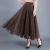 2020 autumnwinter voluminous ankle length skirt high waisted slim fairy skirt net skirt A line skirt 8859