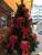 Christmas decorations Large red Christmas bow Christmas tree decorations