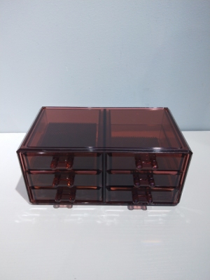 Q04-3116 Plexiglass Multifunction Cosmetic Box Plexiglass Crafts Acrylic Makeup Storage Box