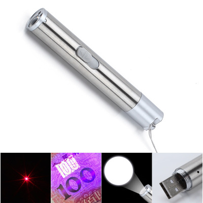 A USB Charging Laser Three-in-one Cat Tickle Cat Stick USB Directly charged Laser Infrared Ray