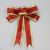 15CM red, silver, gold, shiny spring onion powder Christmas bow for Christmas decoration