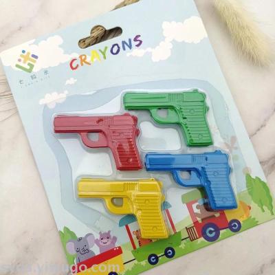 Students can customize 4 colors of plastic crayons in the shape of cartoon guns