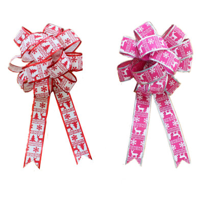 New Christmas bow decorations for Christmas trees are sold directly by custom manufacturers