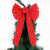 New Christmas tree decorations multi - size export manufacturers direct flannelette with gold powder Christmas bow