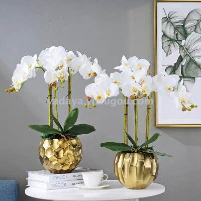 Ceramic vase flower arranger is simply European light luxury versatile waterproof