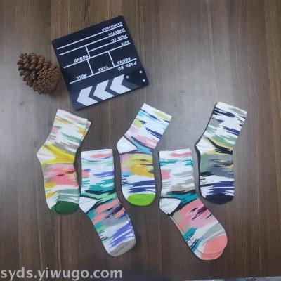 A generation of spring cotton socks and absorbent stocks wholesale European and American fashion street trend 74