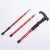 Wholesale Aluminum alloy four section shock absorbent T handle old K curved handle Trekking cane supplies