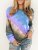 Spring and Autumn Print round neck long sleeve T-shirt Blouse Women's wear