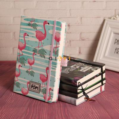 New creative band notebook Flamingo UV full - edition print notepad band notebook