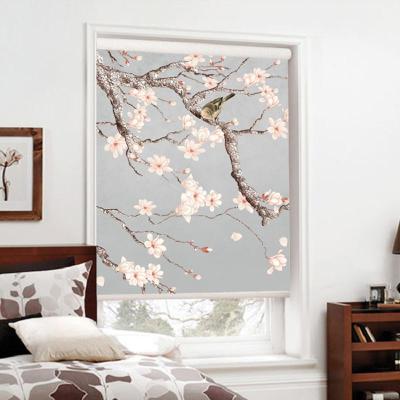 Modern Chinese style simple retro Partition screen room curtain study of shading environmental protection shutter
