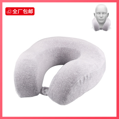 Factory Direct Sales One Product Dropshipping Can Be Customized Logo Adult Travel Neck Pillow Office Gadgets Afternoon Nap Pillow U Pillow