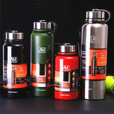 Wholesale Large Capacity Outdoor Sports Bottle Stainless Steel Travel Pot Household Portable Thermos Cup Gift Cup