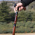 Slippery wooden hand stick Beech portable walking stick solid wood walking stick Bibcock walking stick mountain climbing