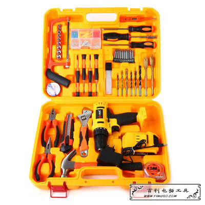 Household Hardware Kits Car Repair Electric Drill Multi-Function Toolbox