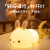 New Exotic Led Rabbit Silicone Night Lamp Pat Remote Control Eye Protection Mother Nursing Light Holiday Confession Night Light