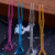 Love Fruit Fork (Transparent Color Can Be Customized) Disposable Knife Fork Spoon Color Fruit Fork