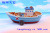 Mediterranean Resin Craft Ornament Ocean Series Tourist Souvenir Mediterranean Resin Boat Touch 18cm