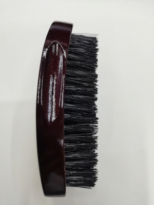 Brown Red Oval Brush, Bow Back Type Hard Silk Pp Brush