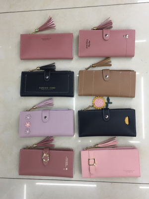 Women's Korean-Style Slim-Fit Casual Trend Wallet with Many Styles and Affordable Price