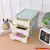 Manufacturers direct desk storage box multi-layer desktop storage cabinet Nordic style drawer type storage box