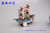 Resin Sailboat Mediterranean Resin Craft Ornament Ocean Series Tourist Souvenir Small Double Sailboat 16cm