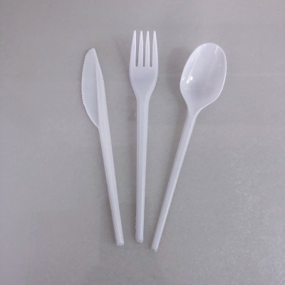 Disposable Knife Fork Spoon Middle East Fine Handle Disposable Knife Fork Spoon Factory Direct Sales PS Material