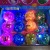 Flash Crystal Ball Glowing Elastic Ball Colorful Jumping Ball Flash Children's Toys Stall Supply Wholesale